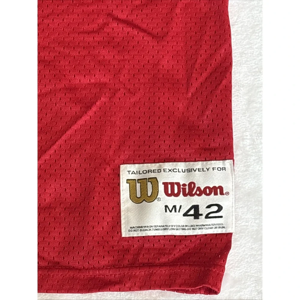 Vintage Derrick Thomas Jersey Kansas City Chiefs Wilson Made In USA Men's Medium